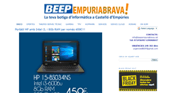 Desktop Screenshot of beepempuriabrava.cat